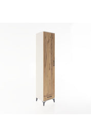 Hyperion Dolap 3 Raflı Tek Çekmeceli Tek Askılı 44x44x221 Aytaşı-Çam