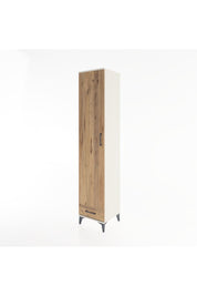 Hyperion Dolap 3 Raflı Tek Çekmeceli Tek Askılı 44x44x221 Aytaşı-Çam