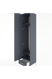 Hyperion Dolap 3 Raflı Tek Çekmeceli Tek Askılı 44x44x221 - S61M003V5B