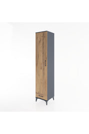 Hyperion Dolap 3 Raflı Tek Çekmeceli Tek Askılı 44x44x221 - S61M003V6B