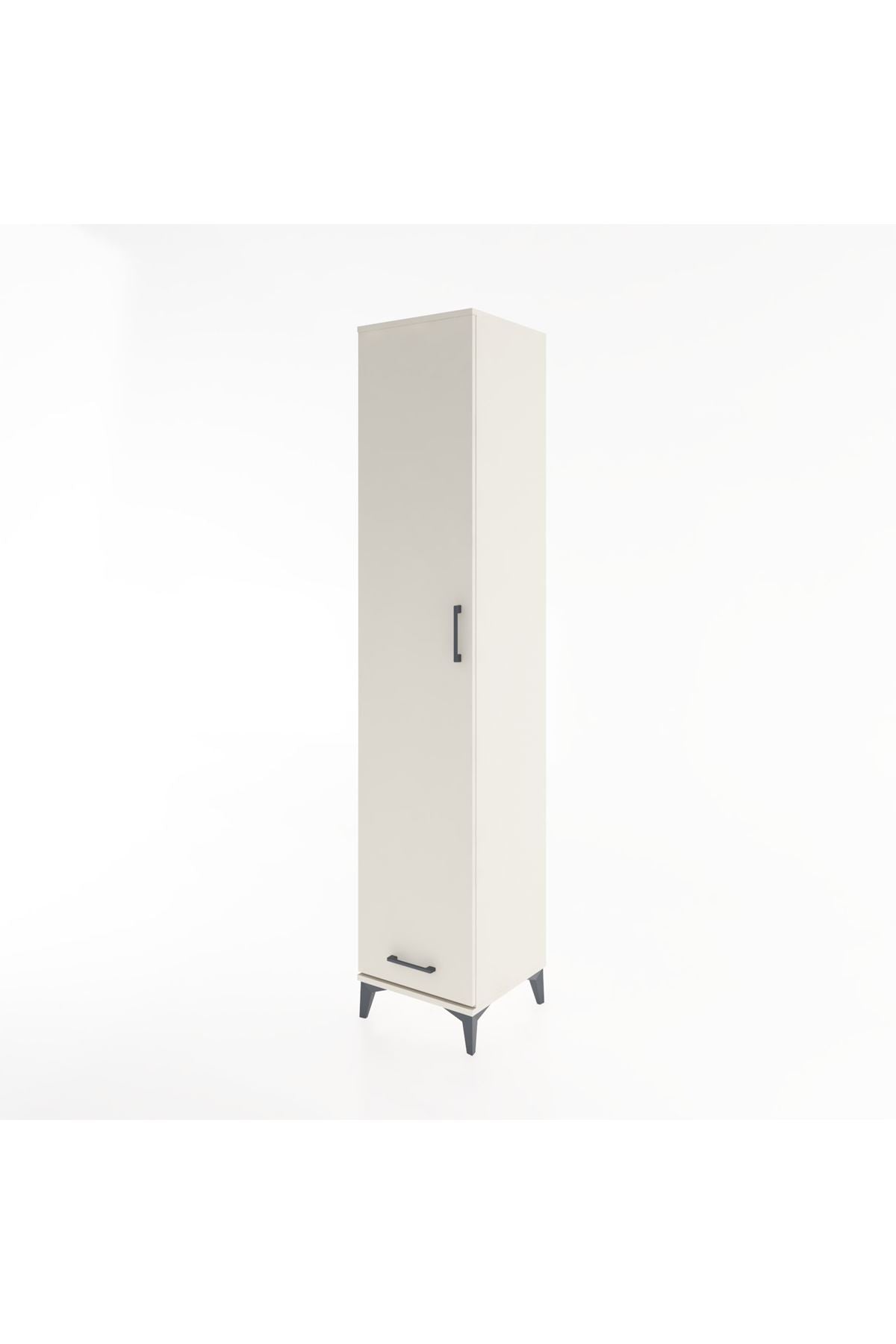 Hyperion Dolap 5 Raflı Tek Çekmeceli Tek Kapaklı 44x44x221 Aytaşı-Aytaşı