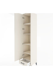 Hyperion Dolap 5 Raflı Tek Çekmeceli Tek Kapaklı 44x44x221 Aytaşı-Aytaşı