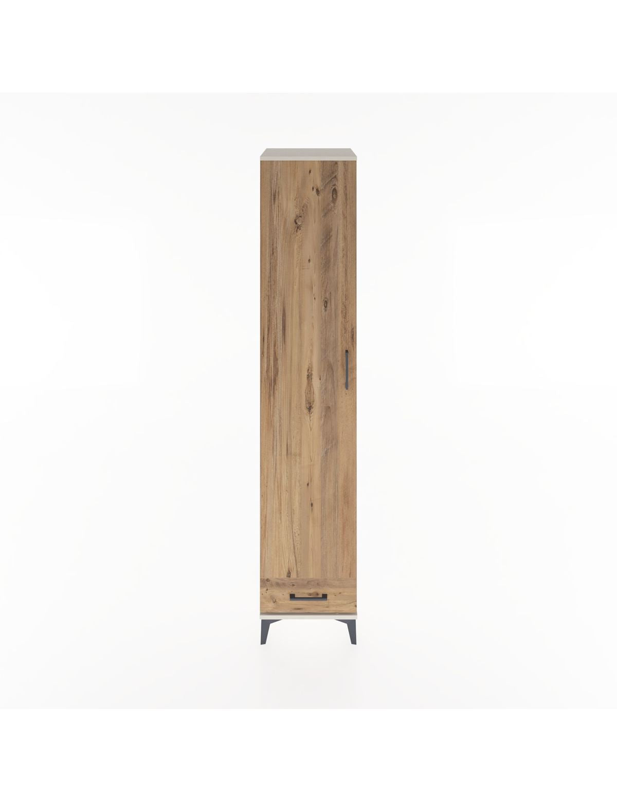 Hyperion Dolap 5 Raflı Tek Çekmeceli Tek Kapaklı 44x44x221 Aytaşı-Çam