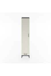 Hyperion Dolap 5 Raflı Tek Çekmeceli Tek Kapaklı 44x44x221 Antrasit-Aytaşı