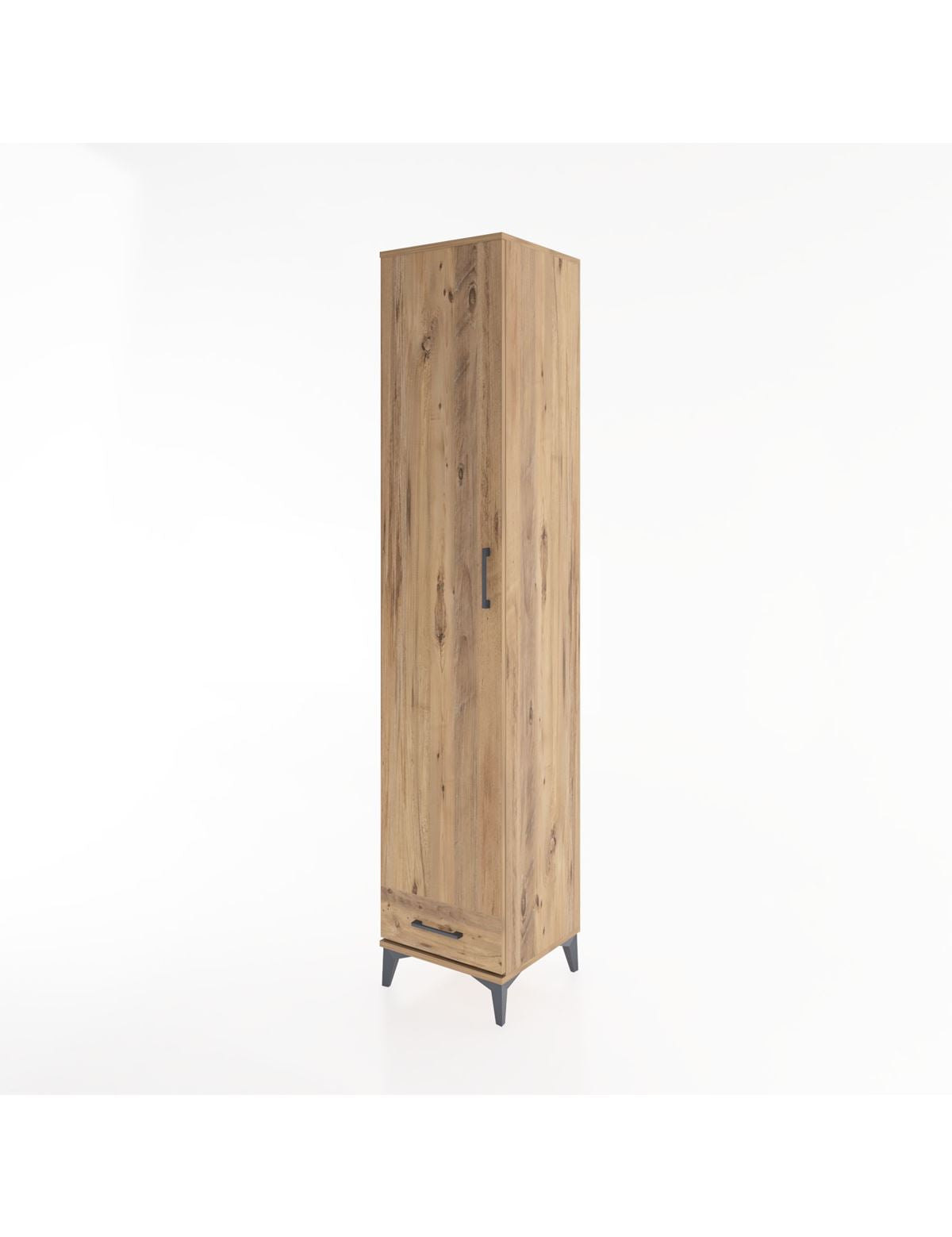 Hyperion Dolap 5 Raflı Tek Çekmeceli Tek Kapaklı 44x44x221 - S61M004V9B