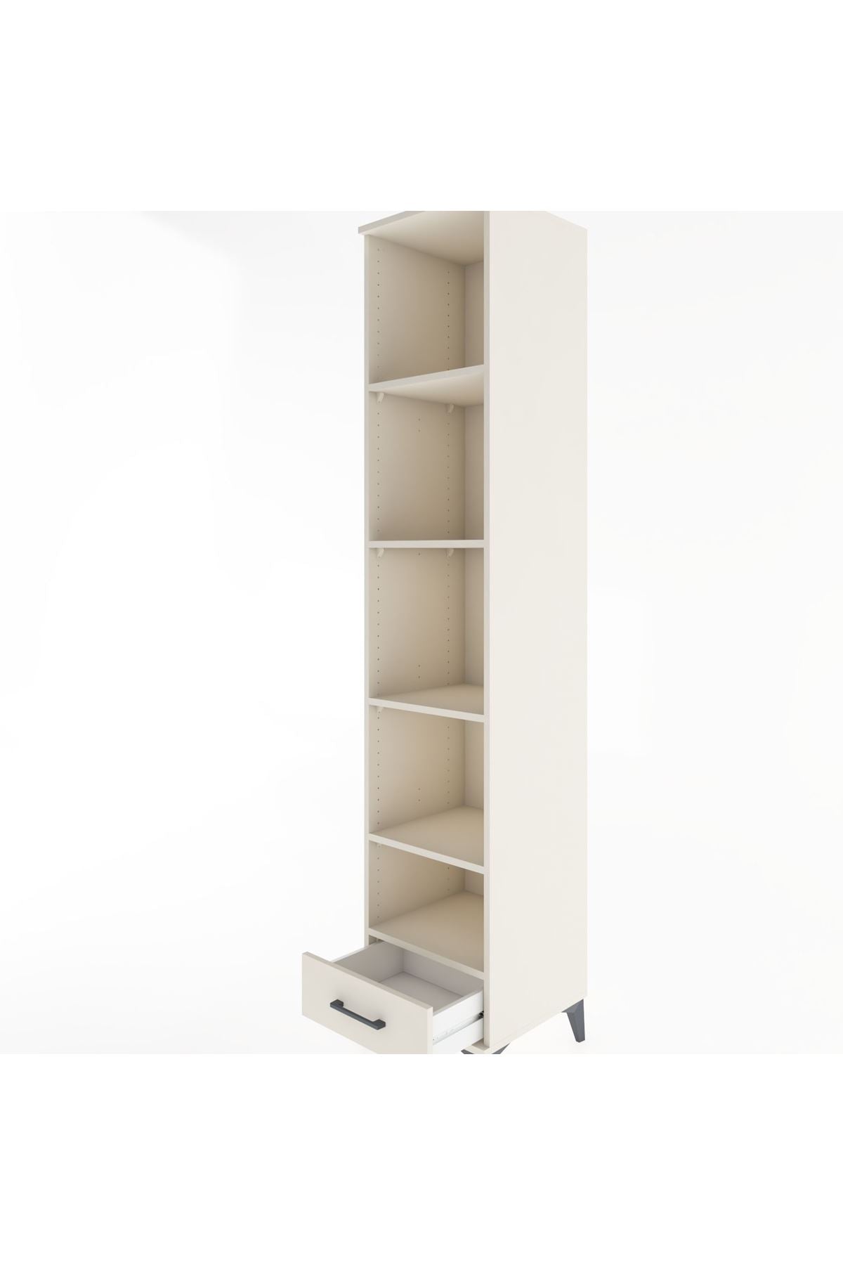 Hyperion Dolap 5 Raflı Tek Çekmeceli 44x44x221 Aytaşı-Aytaşı