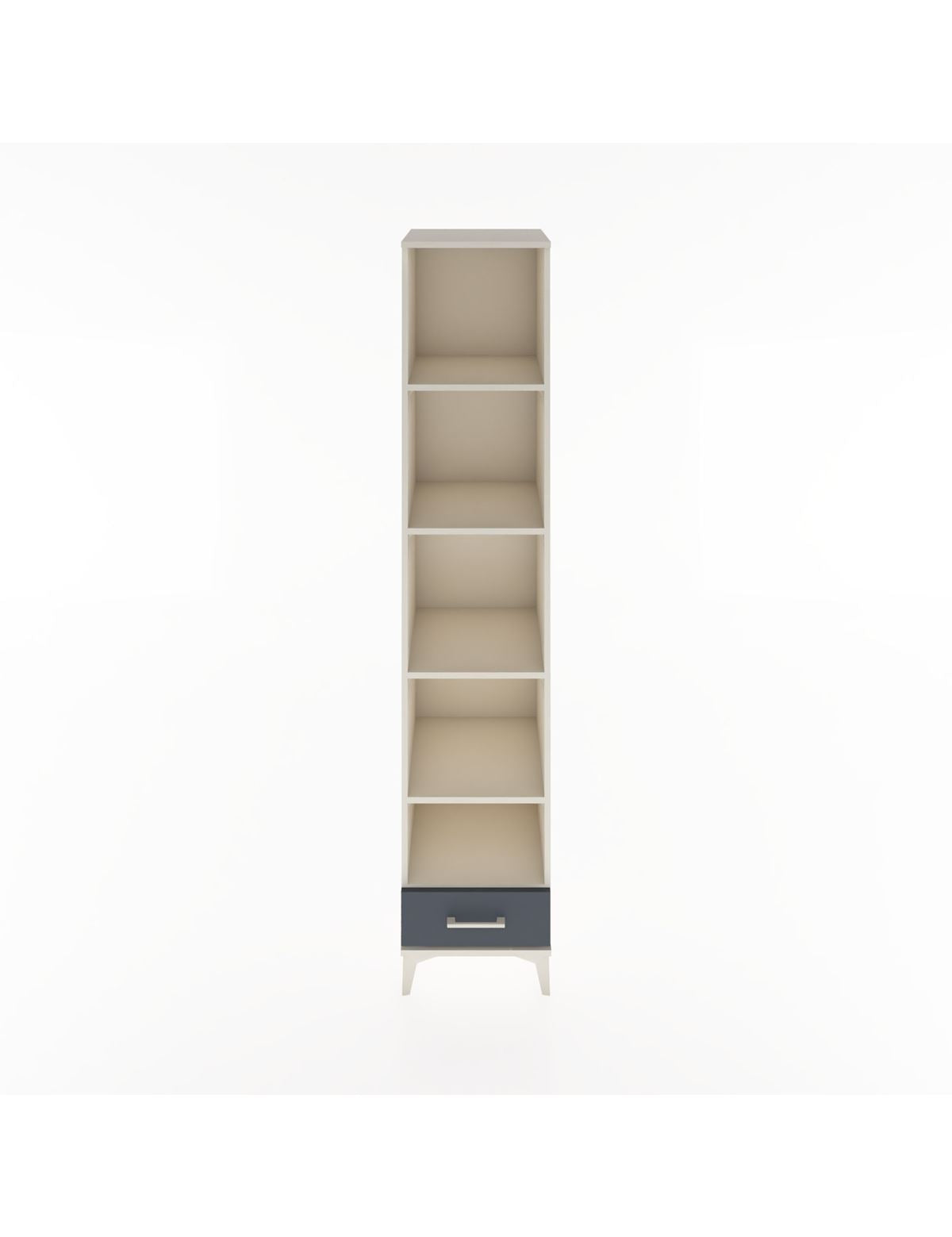 Hyperion Dolap 5 Raflı Tek Çekmeceli 44x44x221 Aytaşı-Antrasit