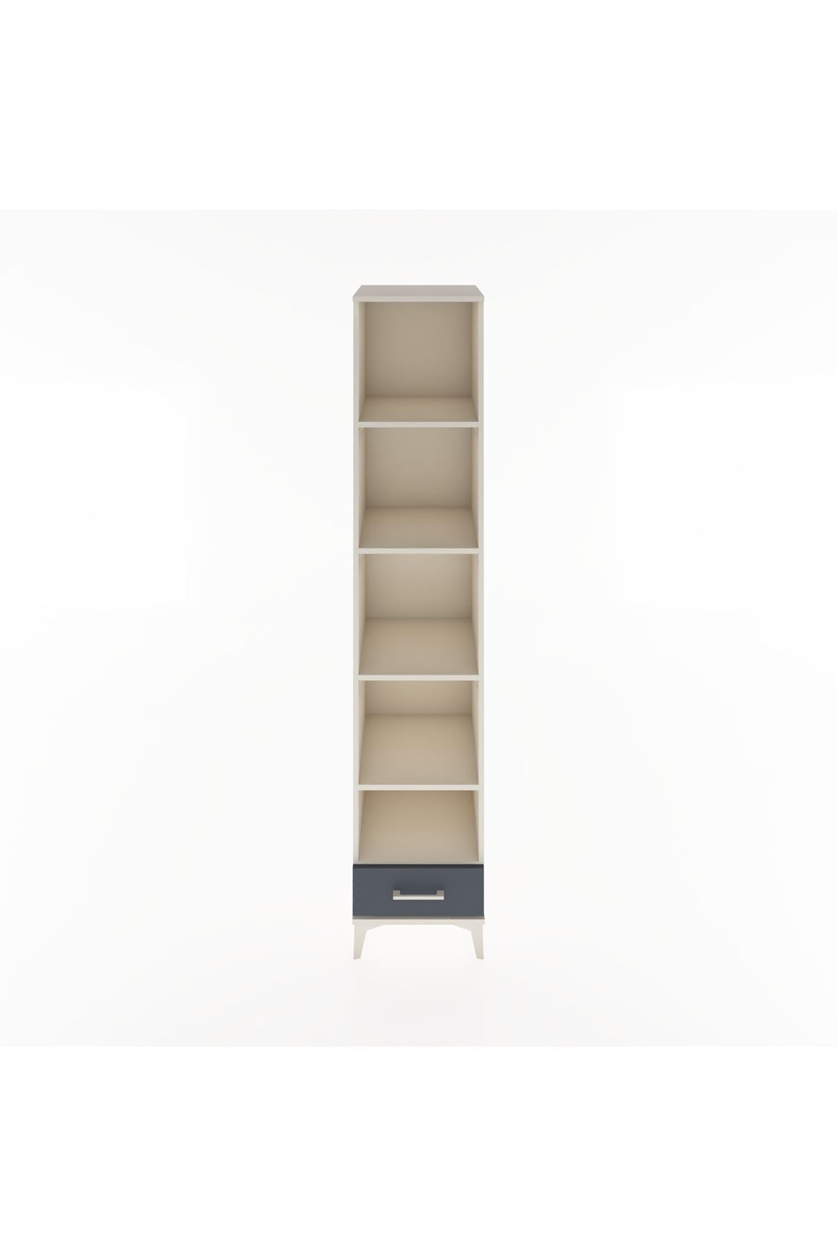 Hyperion Dolap 5 Raflı Tek Çekmeceli 44x44x221 Aytaşı-Antrasit