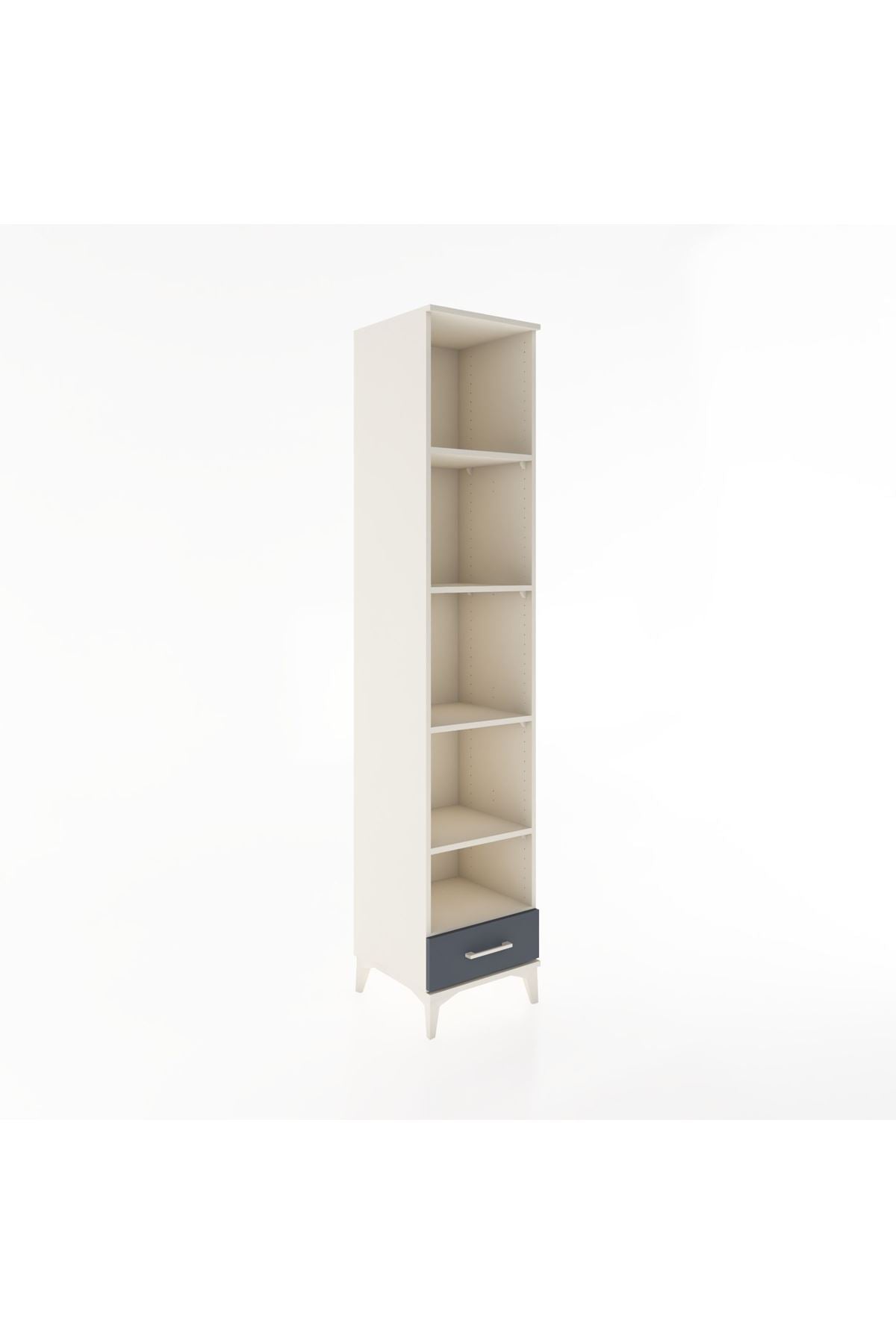 Hyperion Dolap 5 Raflı Tek Çekmeceli 44x44x221 Aytaşı-Antrasit