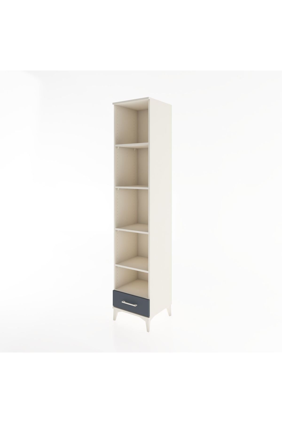 Hyperion Dolap 5 Raflı Tek Çekmeceli 44x44x221 Aytaşı-Antrasit