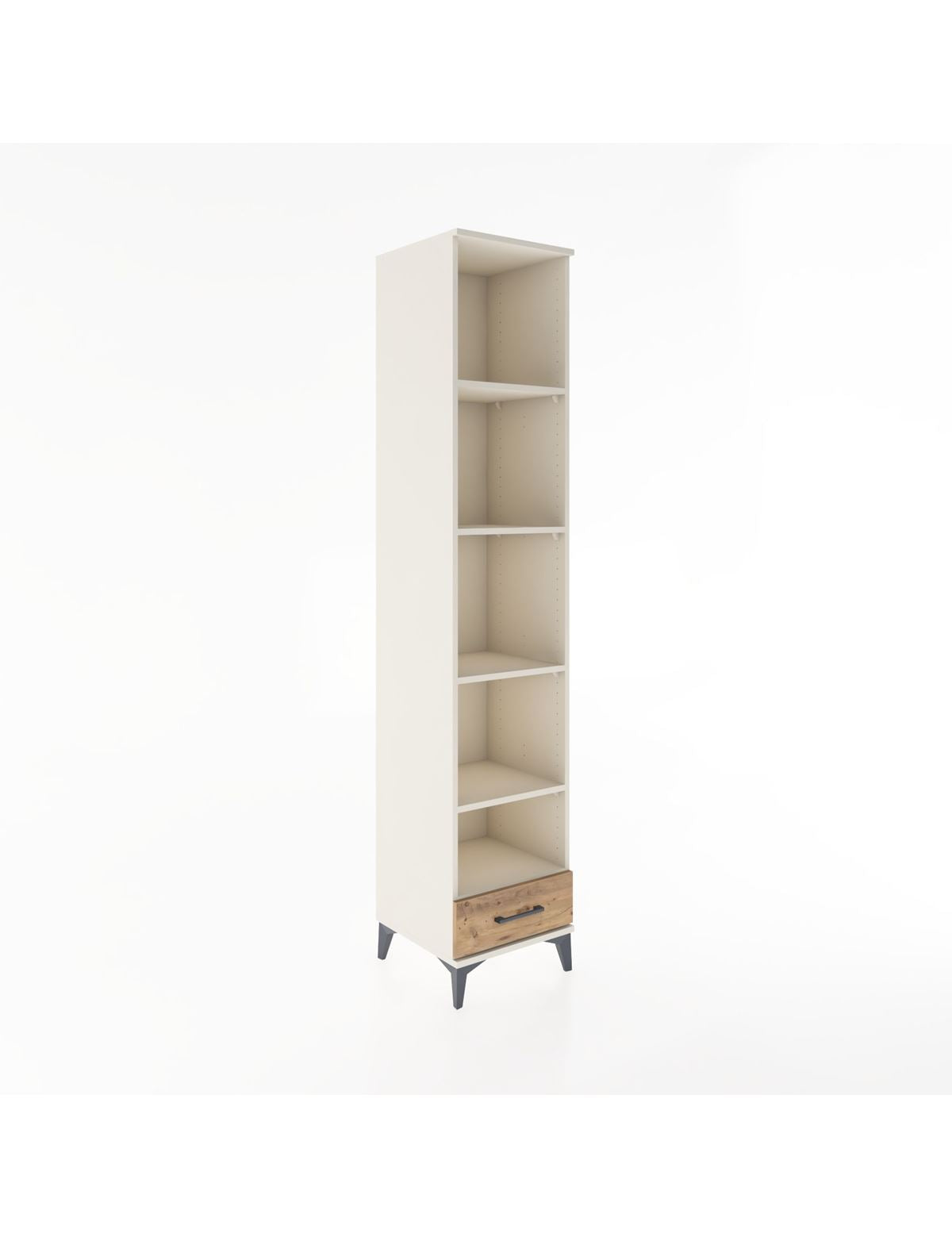 Hyperion Dolap 5 Raflı Tek Çekmeceli 44x44x221 Aytaşı-Çam