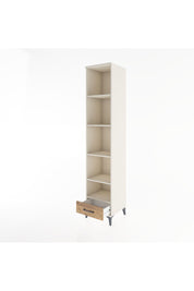 Hyperion Dolap 5 Raflı Tek Çekmeceli 44x44x221 Aytaşı-Çam