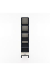 Hyperion Dolap 5 Raflı Tek Çekmeceli 44x44x221 Antrasit-Aytaşı