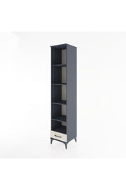 Hyperion Dolap 5 Raflı Tek Çekmeceli 44x44x221 Antrasit-Aytaşı