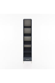 Hyperion Dolap 5 Raflı Tek Çekmeceli 44x44x221 Antrasit-Antrasit