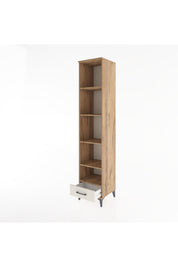 Hyperion Dolap 5 Raflı Tek Çekmeceli 44x44x221 Çam-Aytaşı