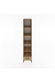 Hyperion Dolap 5 Raflı Tek Çekmeceli 44x44x221 Çam-Çam