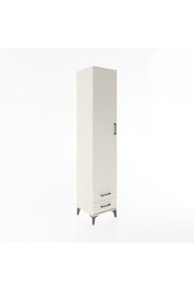 Hyperion Dolap 3 Raflı 2 Çekmeceli Tek Askılı 44x44x221 Aytaşı-Aytaşı