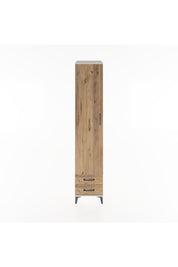 Hyperion Dolap 3 Raflı 2 Çekmeceli Tek Askılı 44x44x221 Aytaşı-Çam