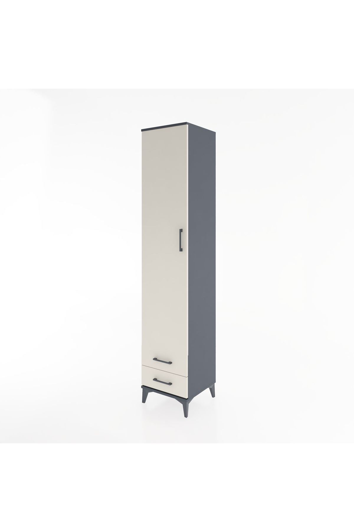 Hyperion Dolap 3 Raflı 2 Çekmeceli Tek Askılı 44x44x221 - S61M009V4B