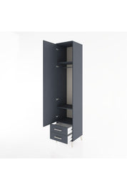 Hyperion Dolap 3 Raflı 2 Çekmeceli Tek Askılı 44x44x221 - S61M009V5B