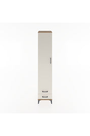 Hyperion Dolap 3 Raflı 2 Çekmeceli Tek Askılı 44x44x221 Çam-Aytaşı