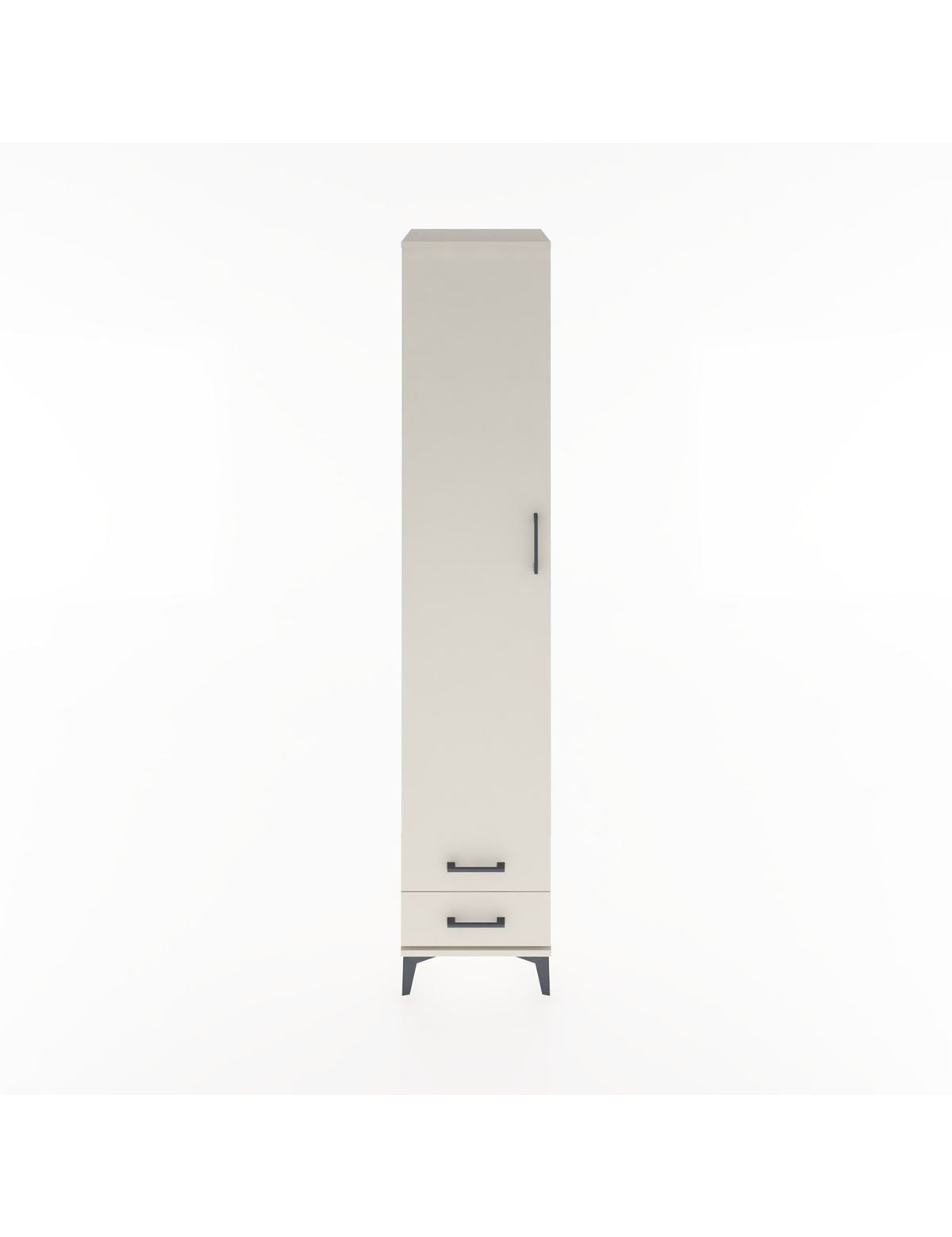 Hyperion Dolap 5 Raflı 2 Çekmeceli Tek Kapaklı 44x44x221 Aytaşı-Aytaşı