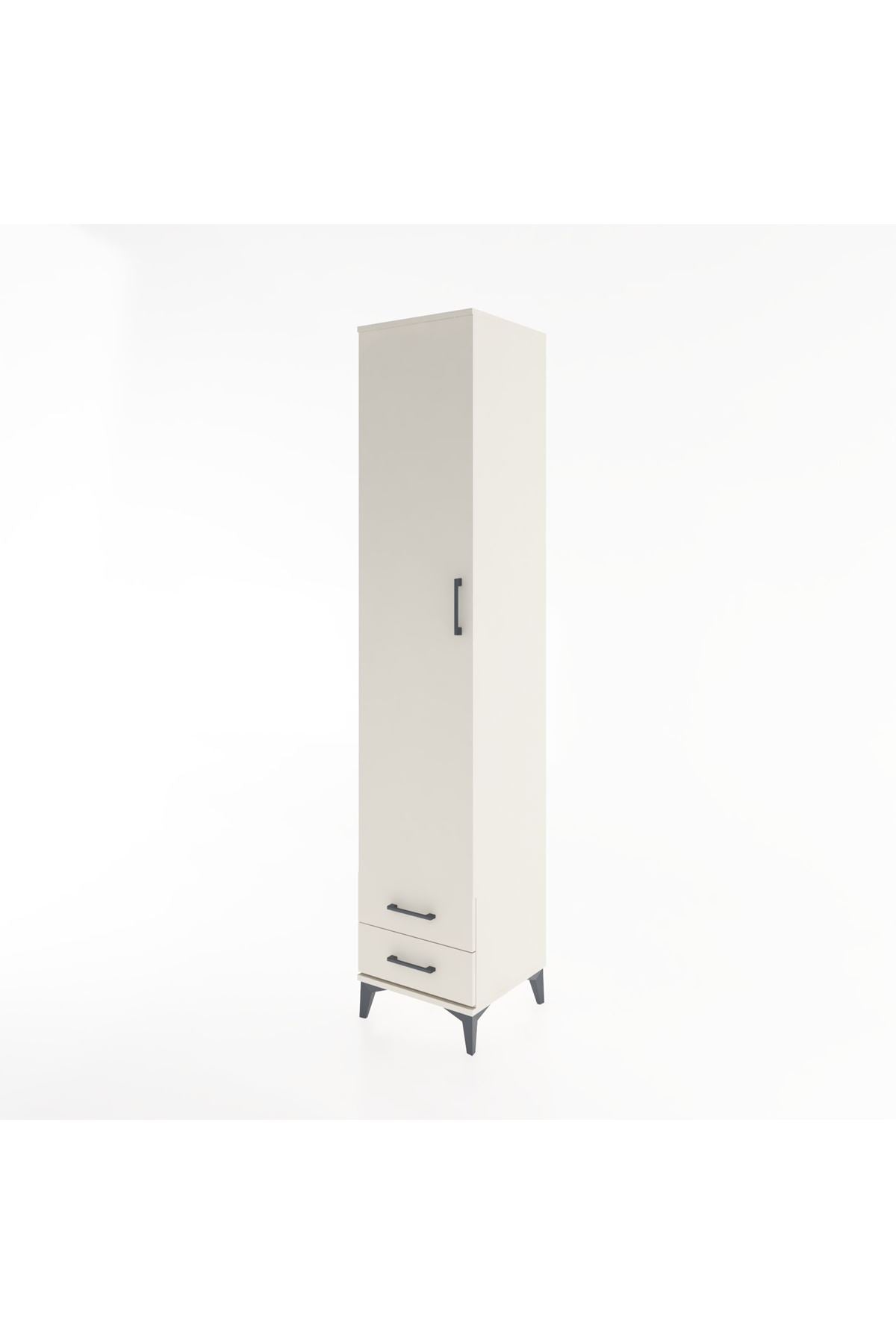 Hyperion Dolap 5 Raflı 2 Çekmeceli Tek Kapaklı 44x44x221 Aytaşı-Aytaşı