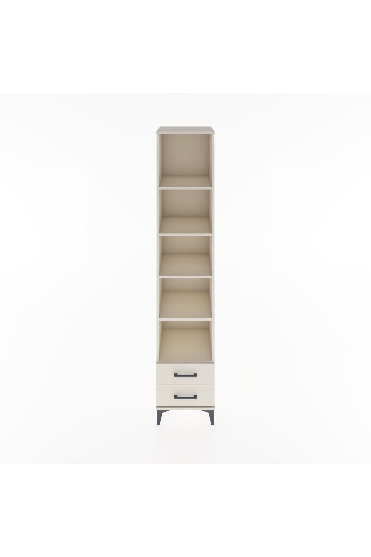 Hyperion Dolap 5 Raflı 2 Çekmeceli 44x44x221 Aytaşı-Aytaşı