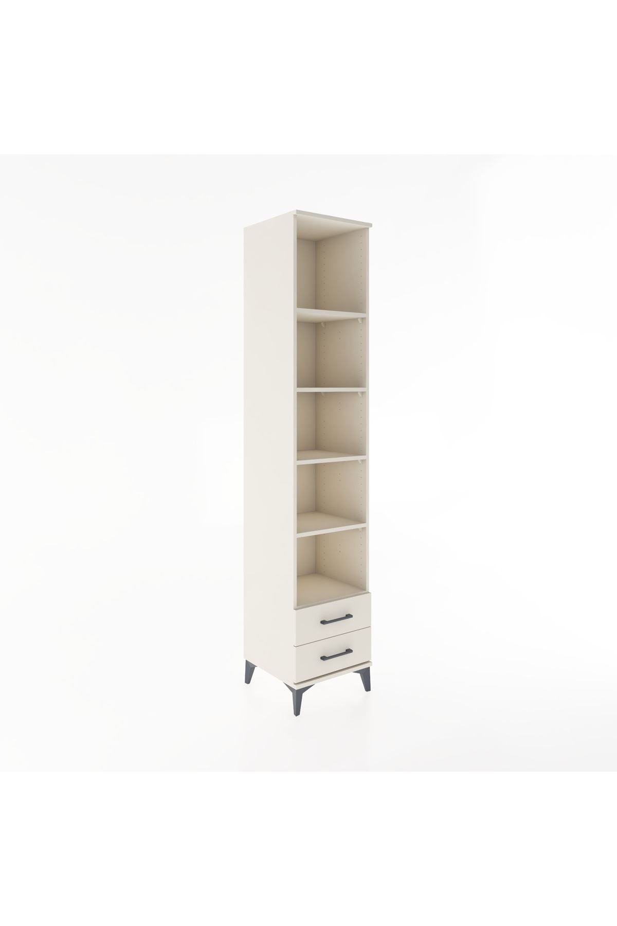 Hyperion Dolap 5 Raflı 2 Çekmeceli 44x44x221 Aytaşı-Aytaşı