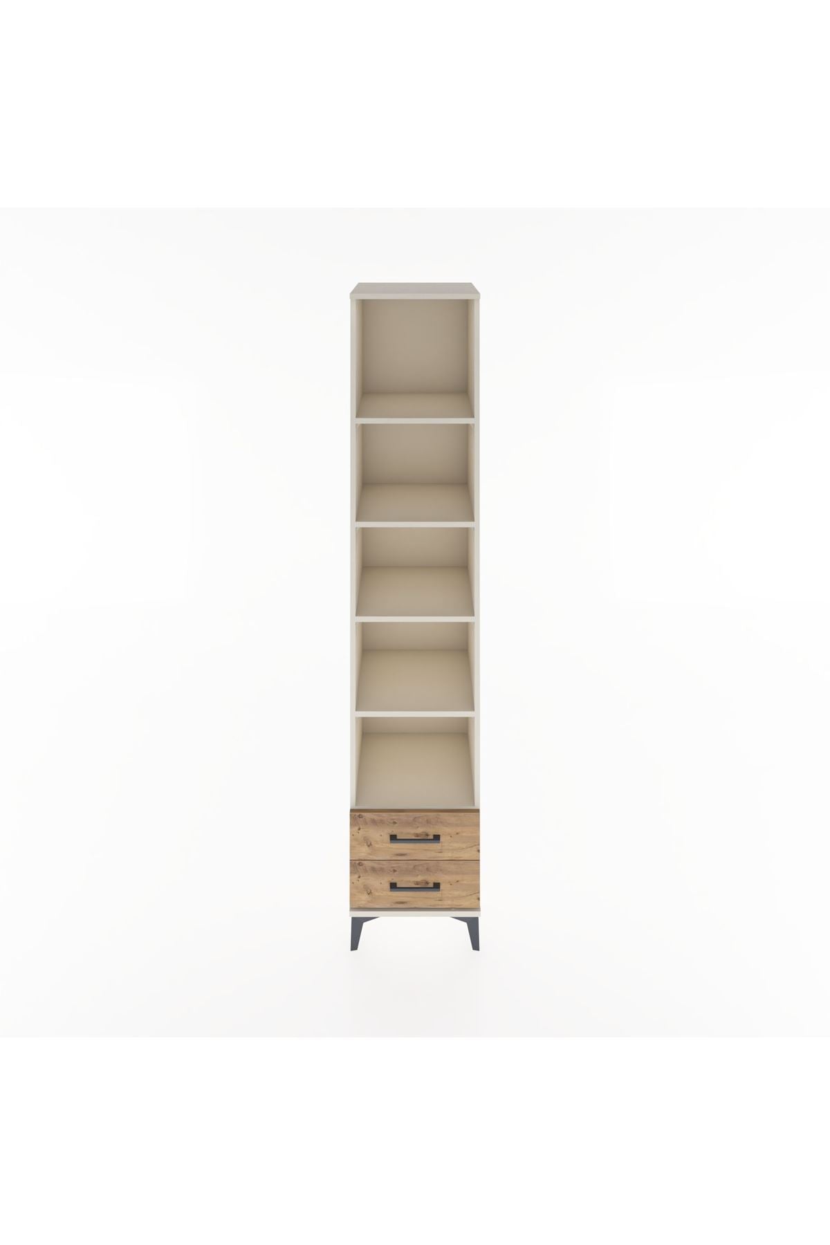 Hyperion Dolap 5 Raflı 2 Çekmeceli 44x44x221 Aytaşı-Çam