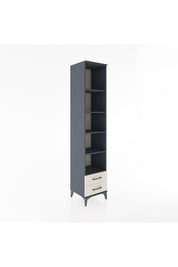 Hyperion Dolap 5 Raflı 2 Çekmeceli 44x44x221 Antrasit-Aytaşı