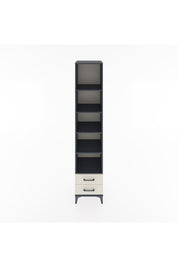 Hyperion Dolap 5 Raflı 2 Çekmeceli 44x44x221 Antrasit-Aytaşı