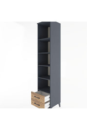 Hyperion Dolap 5 Raflı 2 Çekmeceli 44x44x221 - S61M011V6B