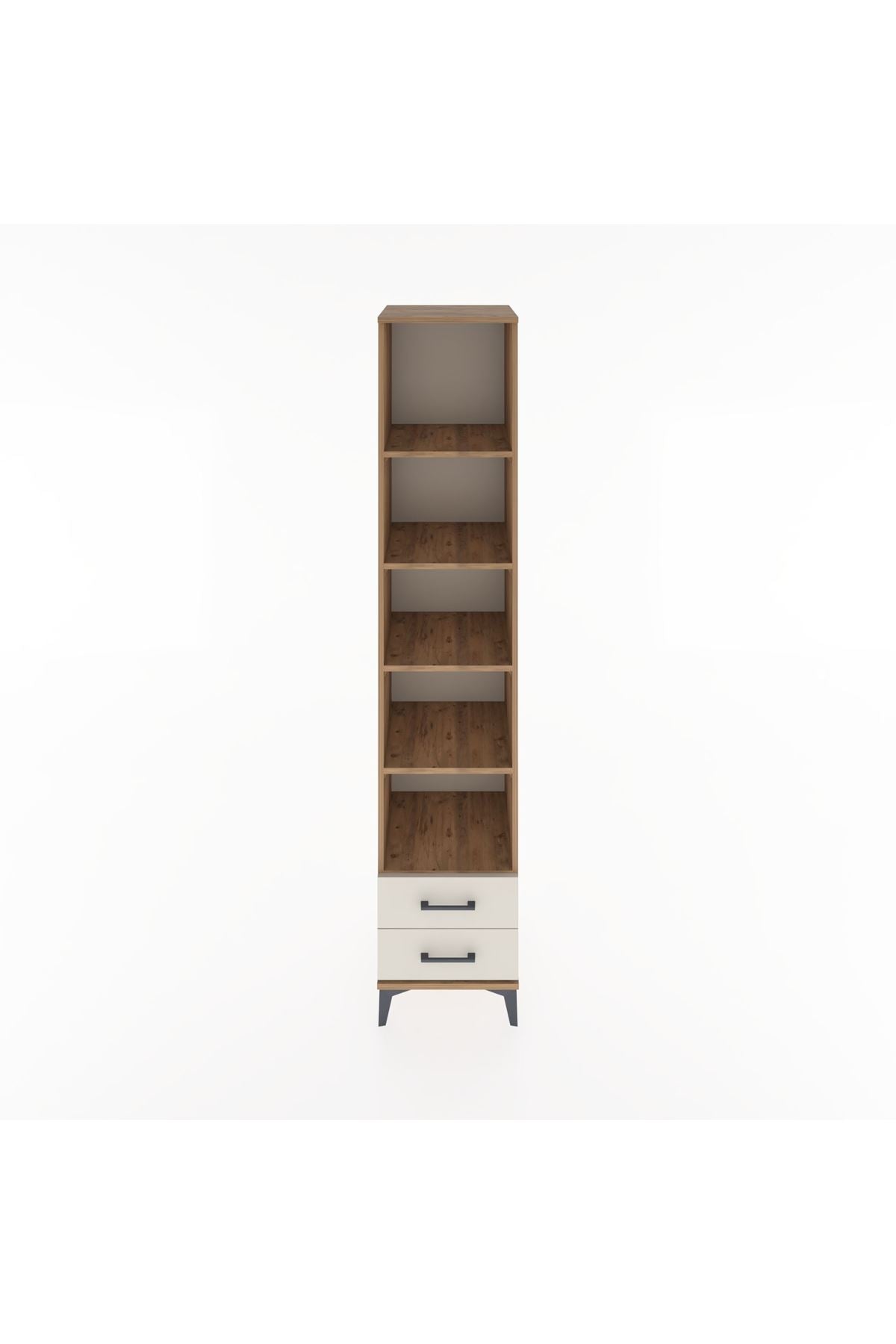 Hyperion Dolap 5 Raflı 2 Çekmeceli 44x44x221 Çam-Aytaşı