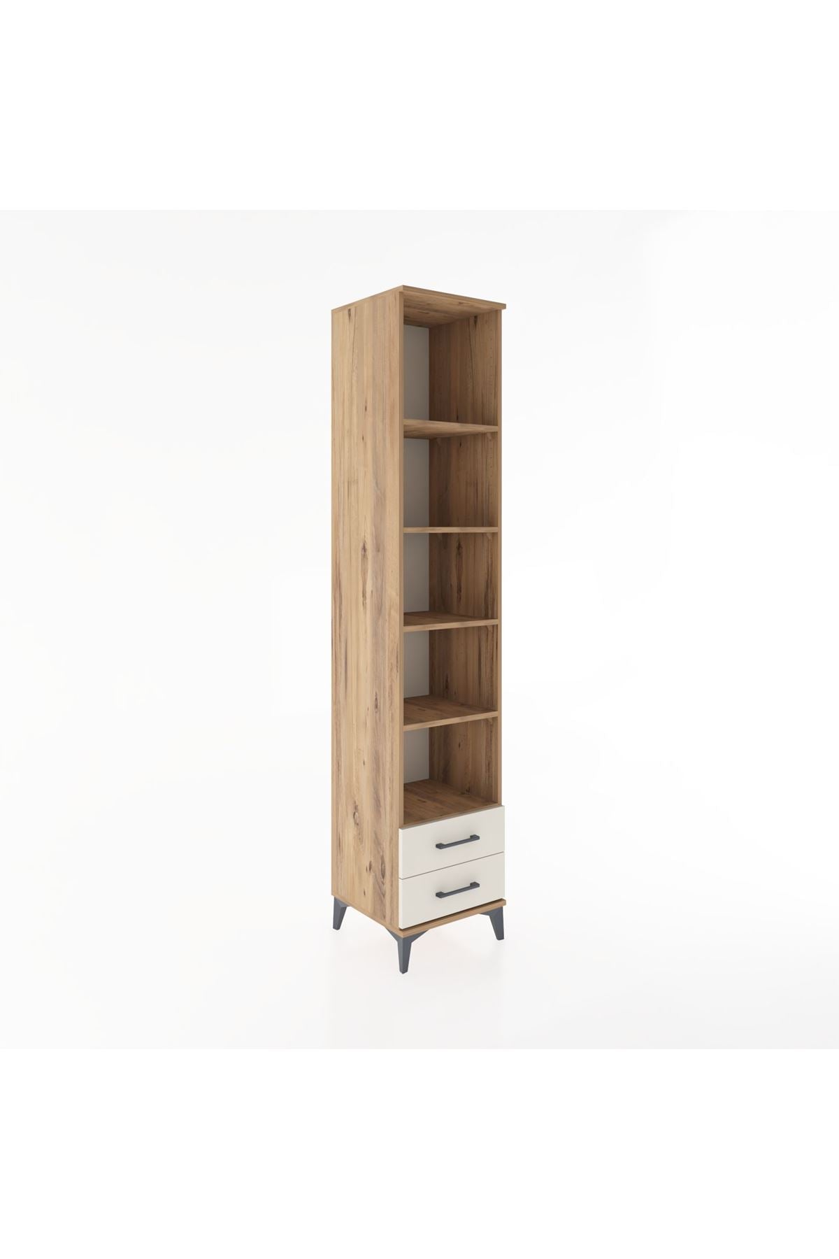 Hyperion Dolap 5 Raflı 2 Çekmeceli 44x44x221 - S61M011V7B