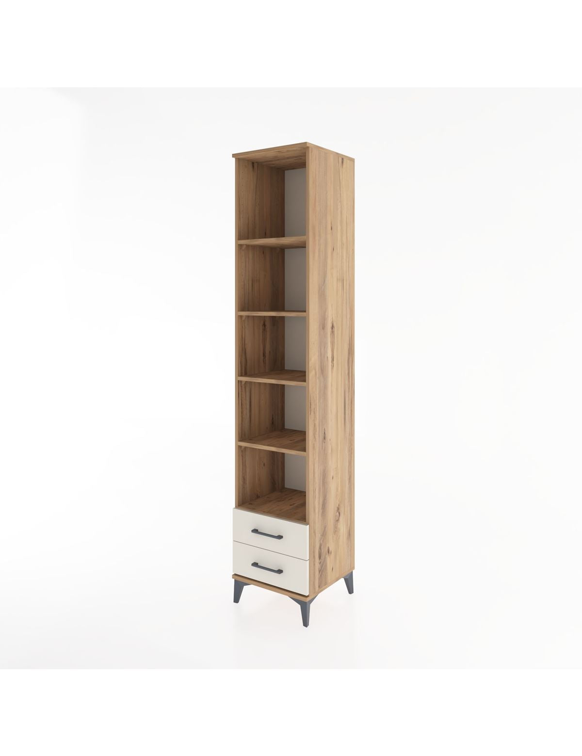 Hyperion Dolap 5 Raflı 2 Çekmeceli 44x44x221 - S61M011V7B