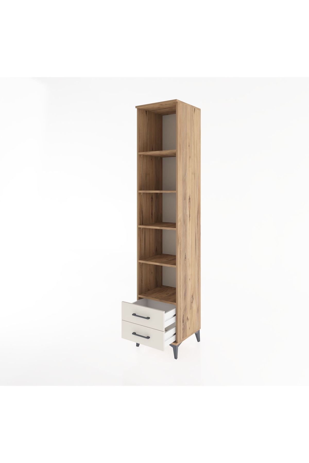 Hyperion Dolap 5 Raflı 2 Çekmeceli 44x44x221 - S61M011V7B