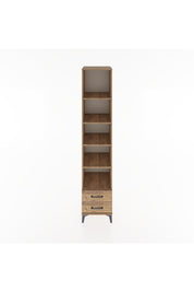 Hyperion Dolap 5 Raflı 2 Çekmeceli 44x44x221 Çam-Çam