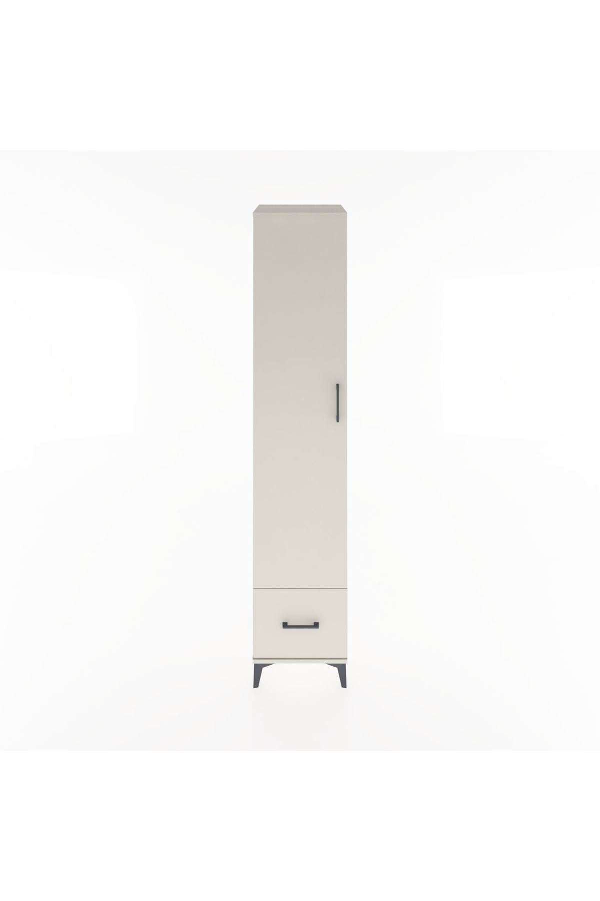 Hyperion Dolap 3 Raflı Tek Çekmeceli Tek Askılı 44x44x221 Aytaşı-Aytaşı