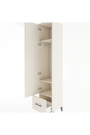 Hyperion Dolap 3 Raflı Tek Çekmeceli Tek Askılı 44x44x221 Aytaşı-Aytaşı