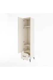 Hyperion Dolap 3 Raflı Tek Çekmeceli Tek Askılı 44x44x221 Aytaşı-Aytaşı