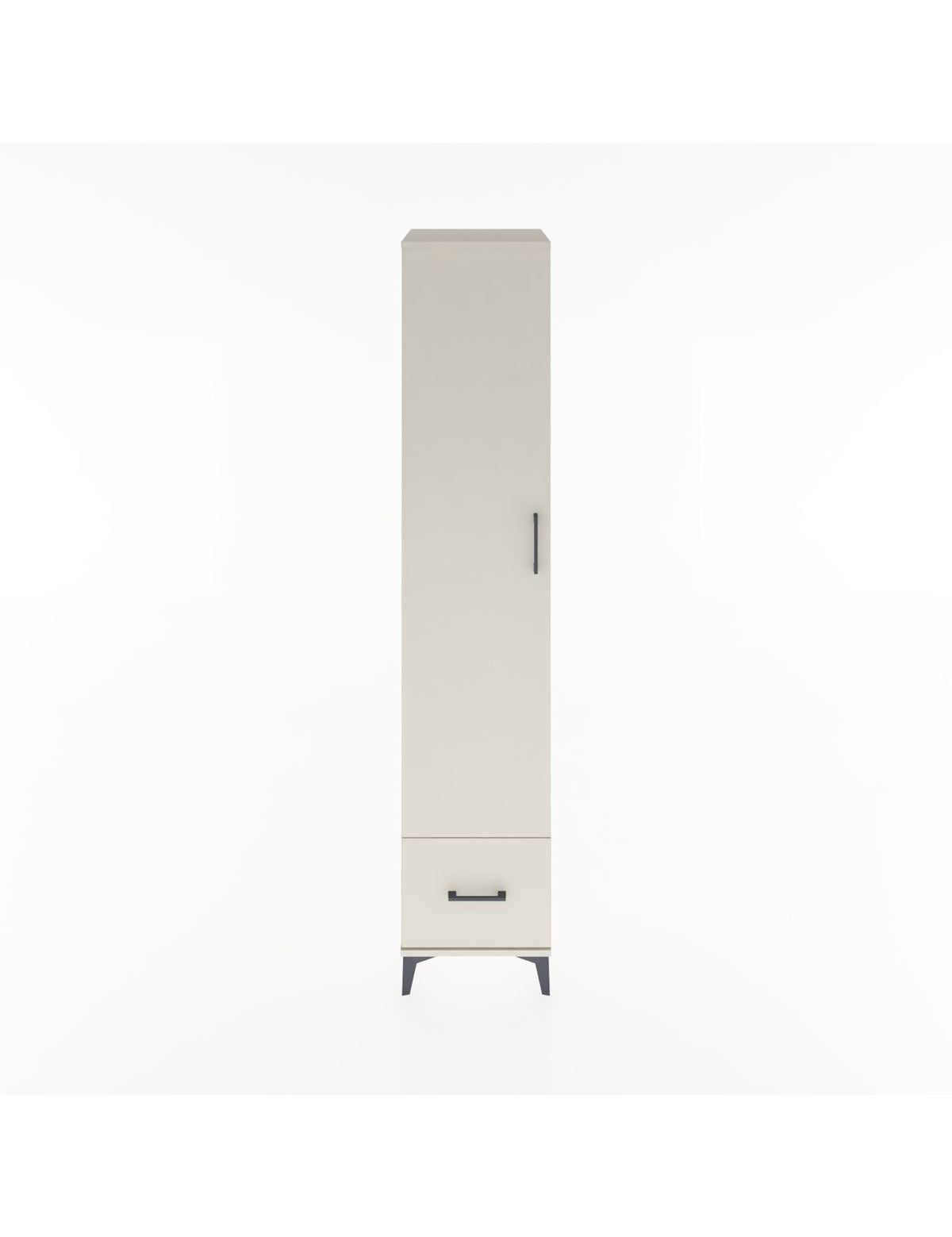 Hyperion Dolap 5 Raflı Tek Çekmeceli Tek Kapaklı 44x44x221 Aytaşı-Aytaşı