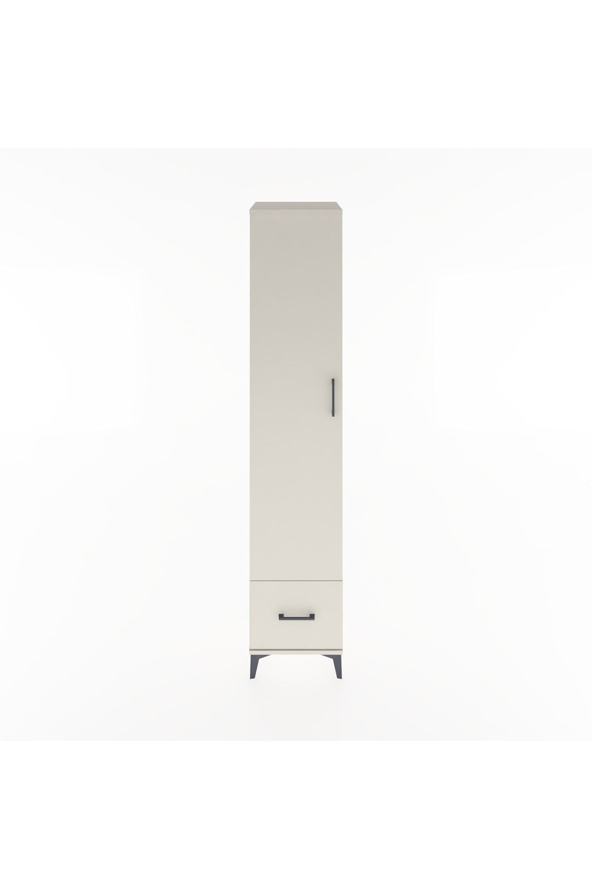 Hyperion Dolap 5 Raflı Tek Çekmeceli Tek Kapaklı 44x44x221 Aytaşı-Aytaşı