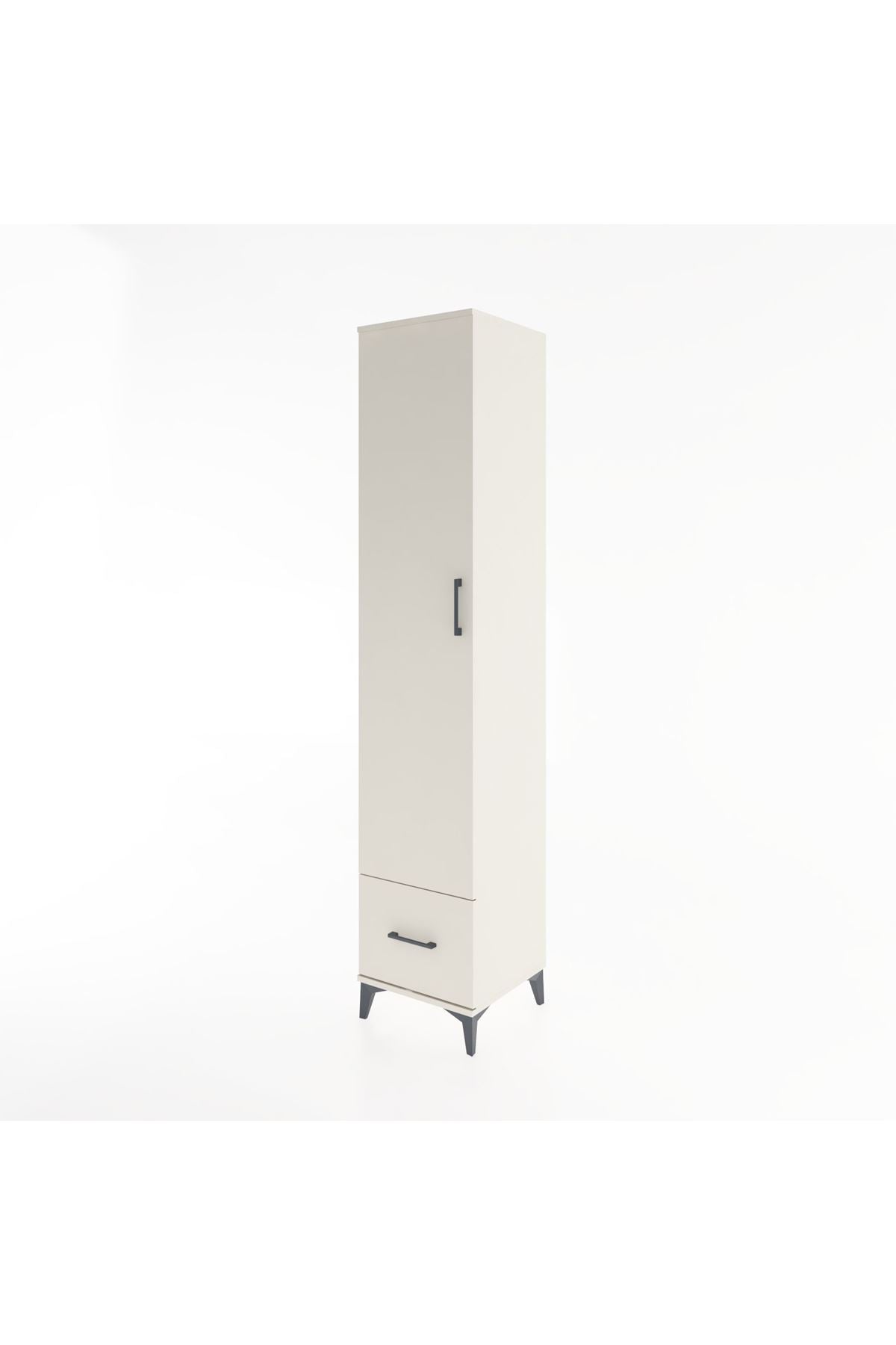 Hyperion Dolap 5 Raflı Tek Çekmeceli Tek Kapaklı 44x44x221 Aytaşı-Aytaşı