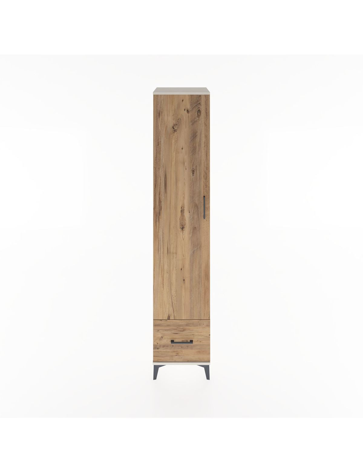 Hyperion Dolap 5 Raflı Tek Çekmeceli Tek Kapaklı 44x44x221 Aytaşı-Çam