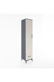 Hyperion Dolap 5 Raflı Tek Çekmeceli Tek Kapaklı 44x44x221 - S61M013V4B