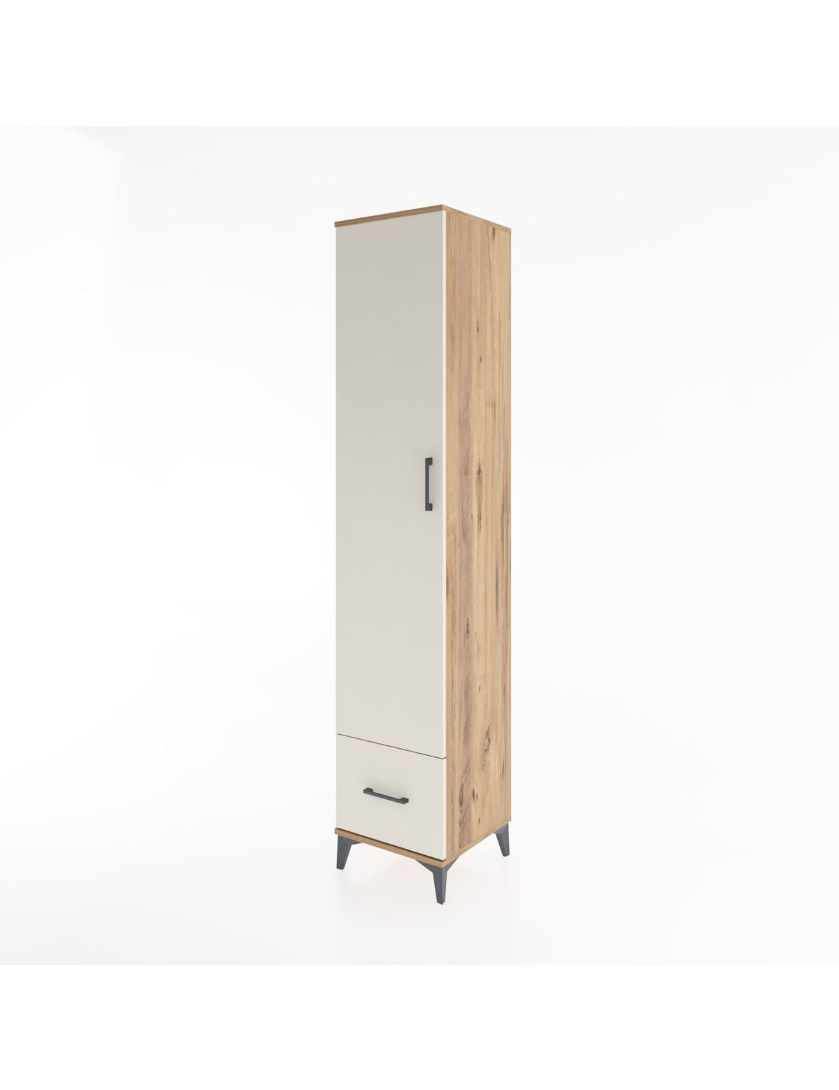 Hyperion Dolap 5 Raflı Tek Çekmeceli Tek Kapaklı 44x44x221 - S61M013V7B