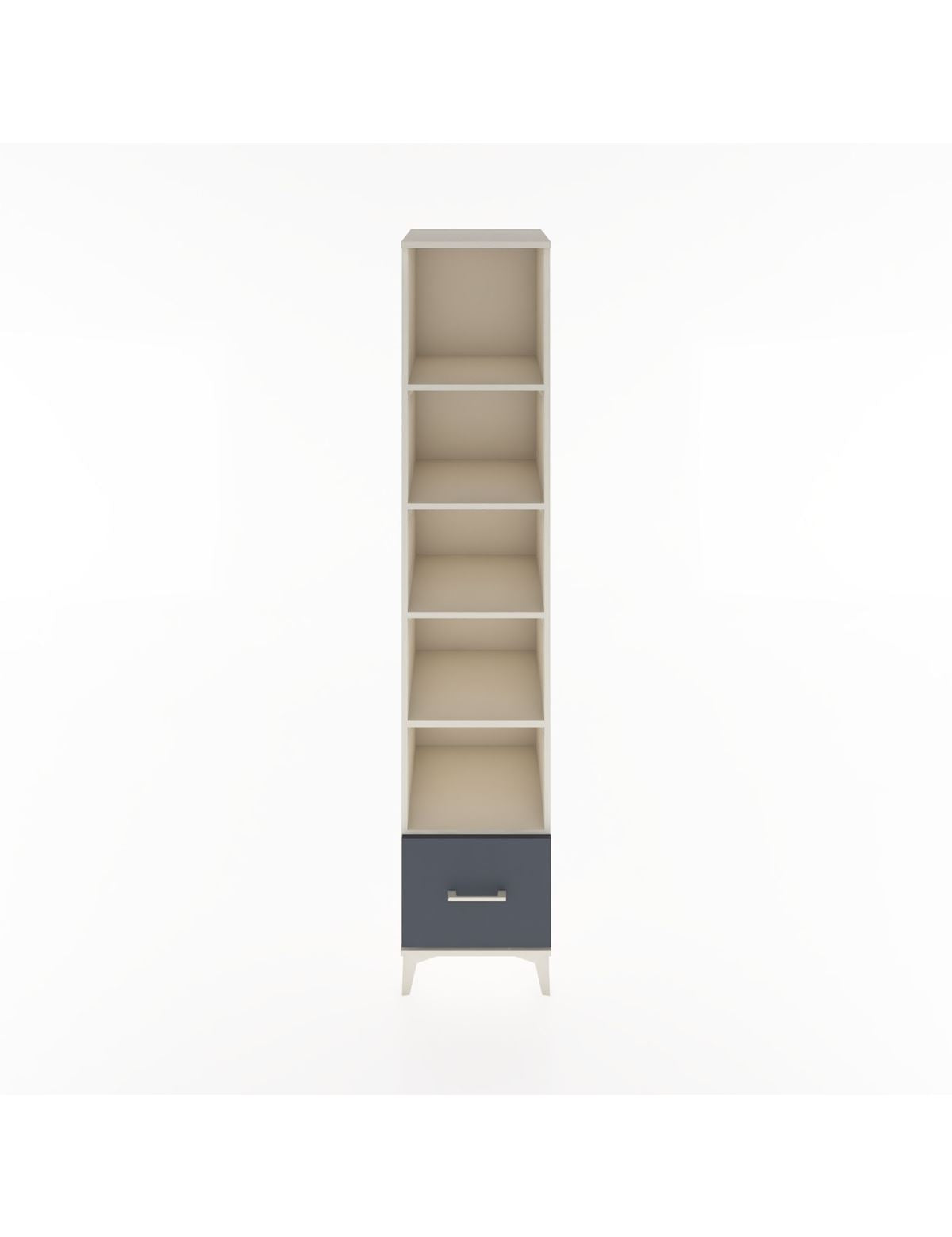 Hyperion Dolap 5 Raflı Tek Çekmeceli 44x44x221 Aytaşı-Antrasit