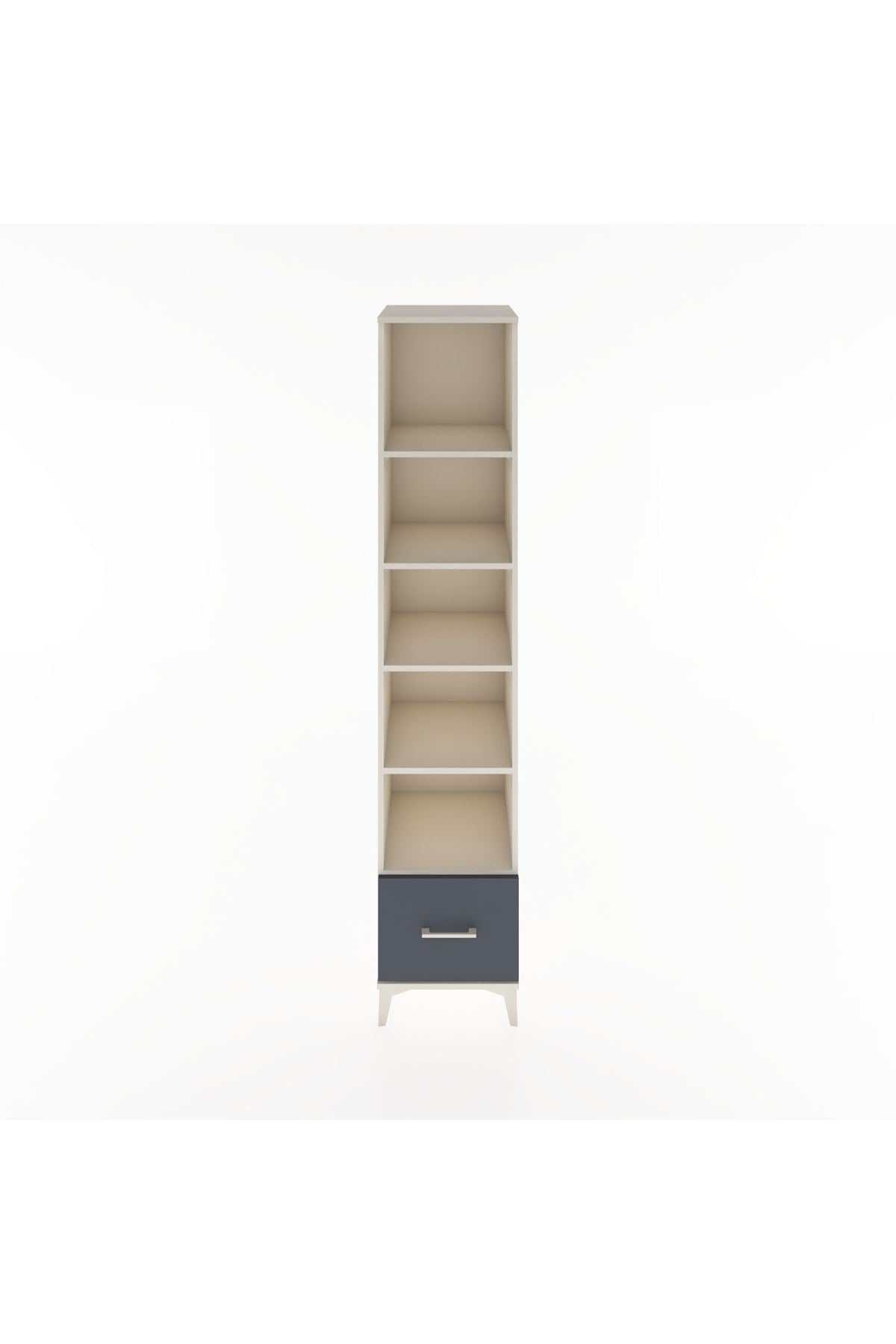 Hyperion Dolap 5 Raflı Tek Çekmeceli 44x44x221 Aytaşı-Antrasit